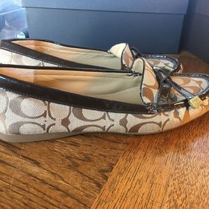 Coach Olive Outline Signature C Jacquard Loafer